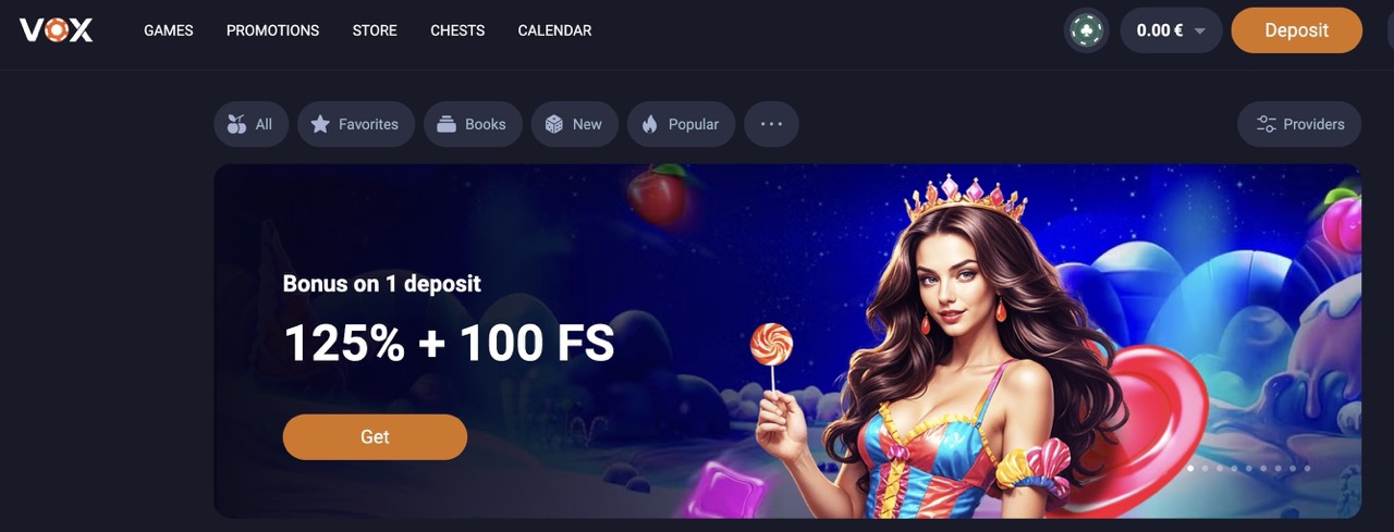 VOX Casino — przewodnik po świecie gier i bonusów